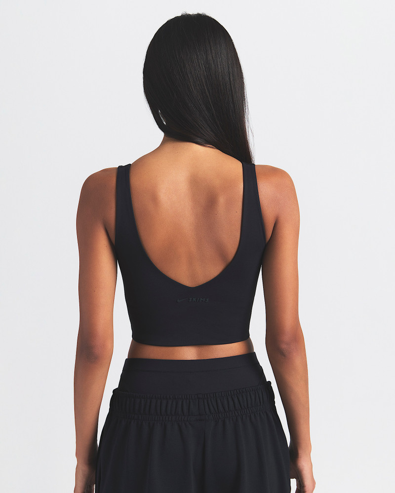 Nike NikeSKIMS Matte Women's V-Neck Long-Line Bra outlook