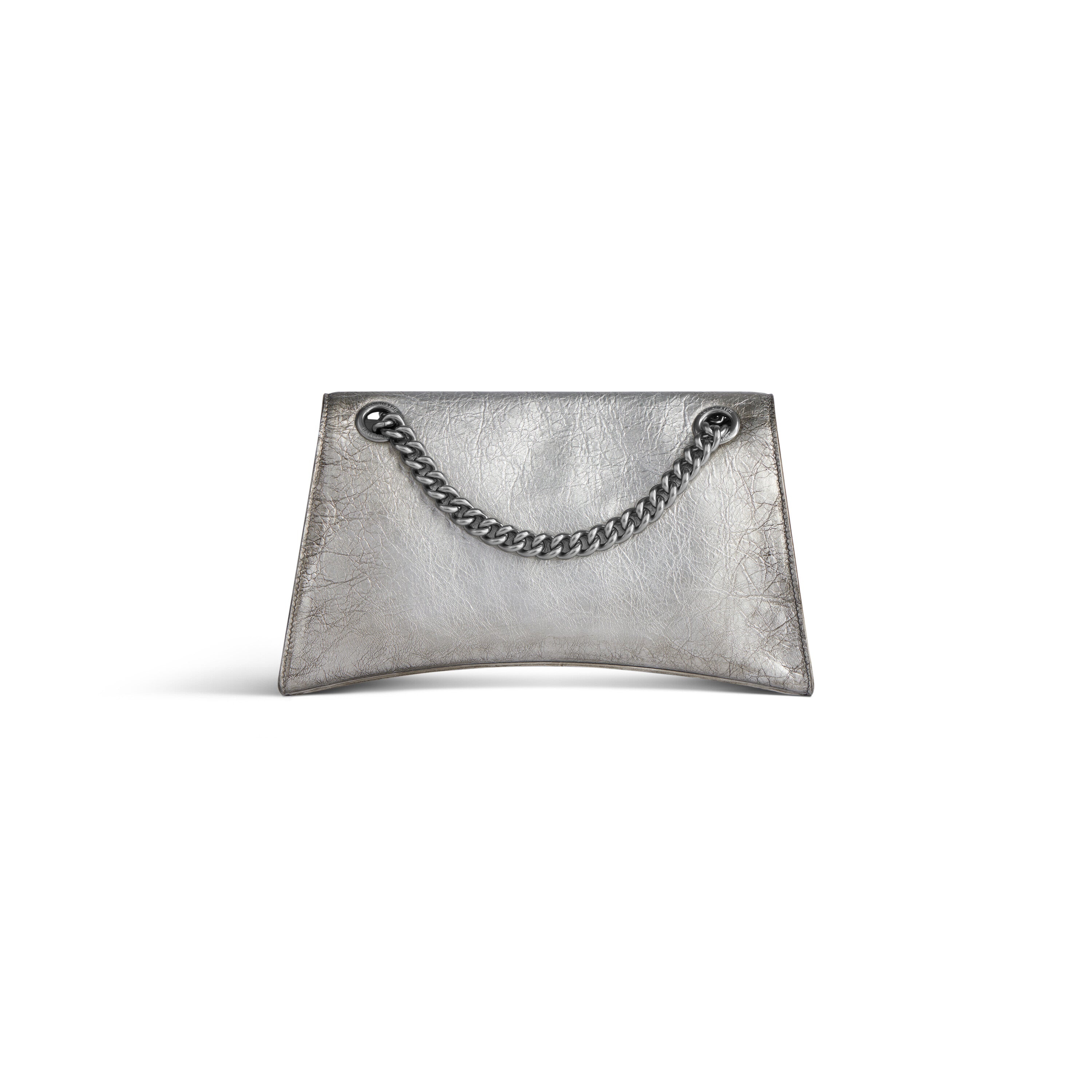 (WMNS) Balenciaga Crush Small Chain Bag Dirty Effect 'Silver' 7819202AA6X8110 - 2