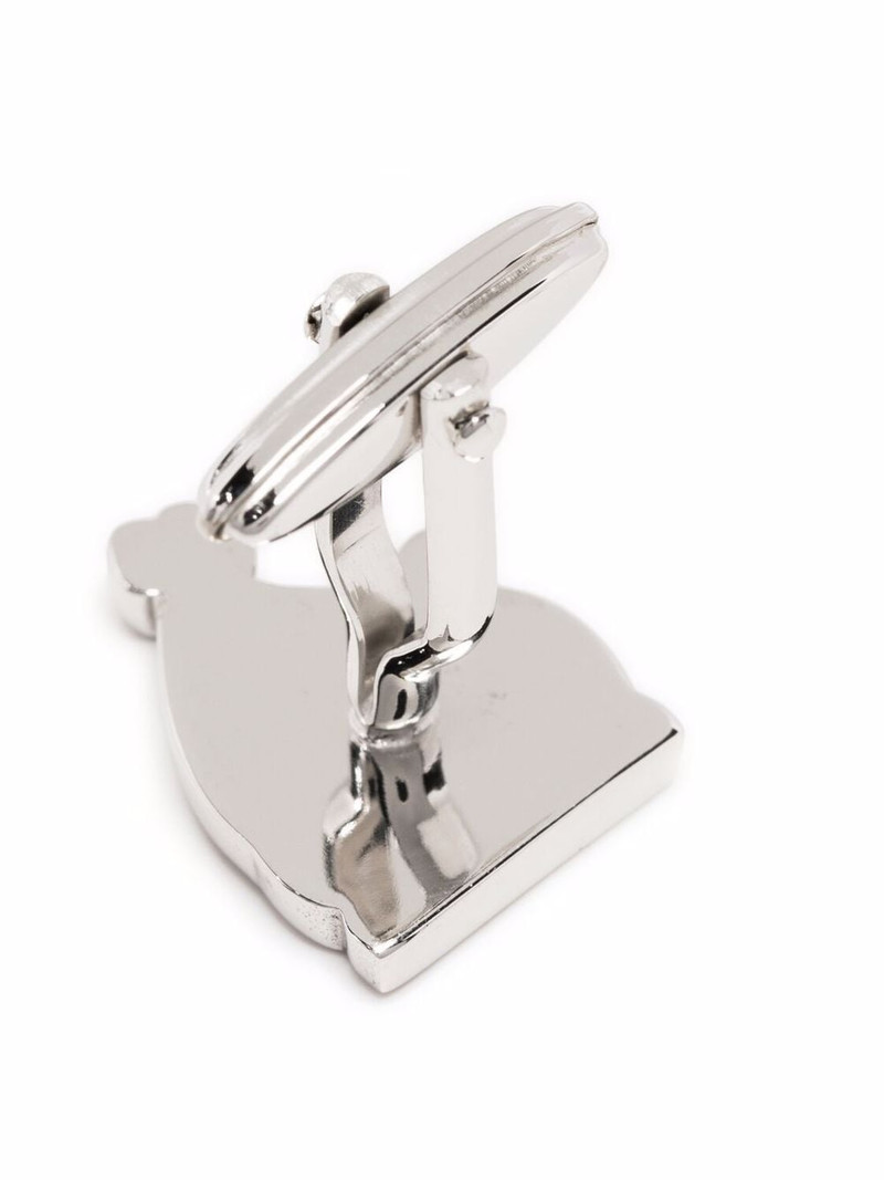 Lanvin engraved sculpted cufflinks outlook