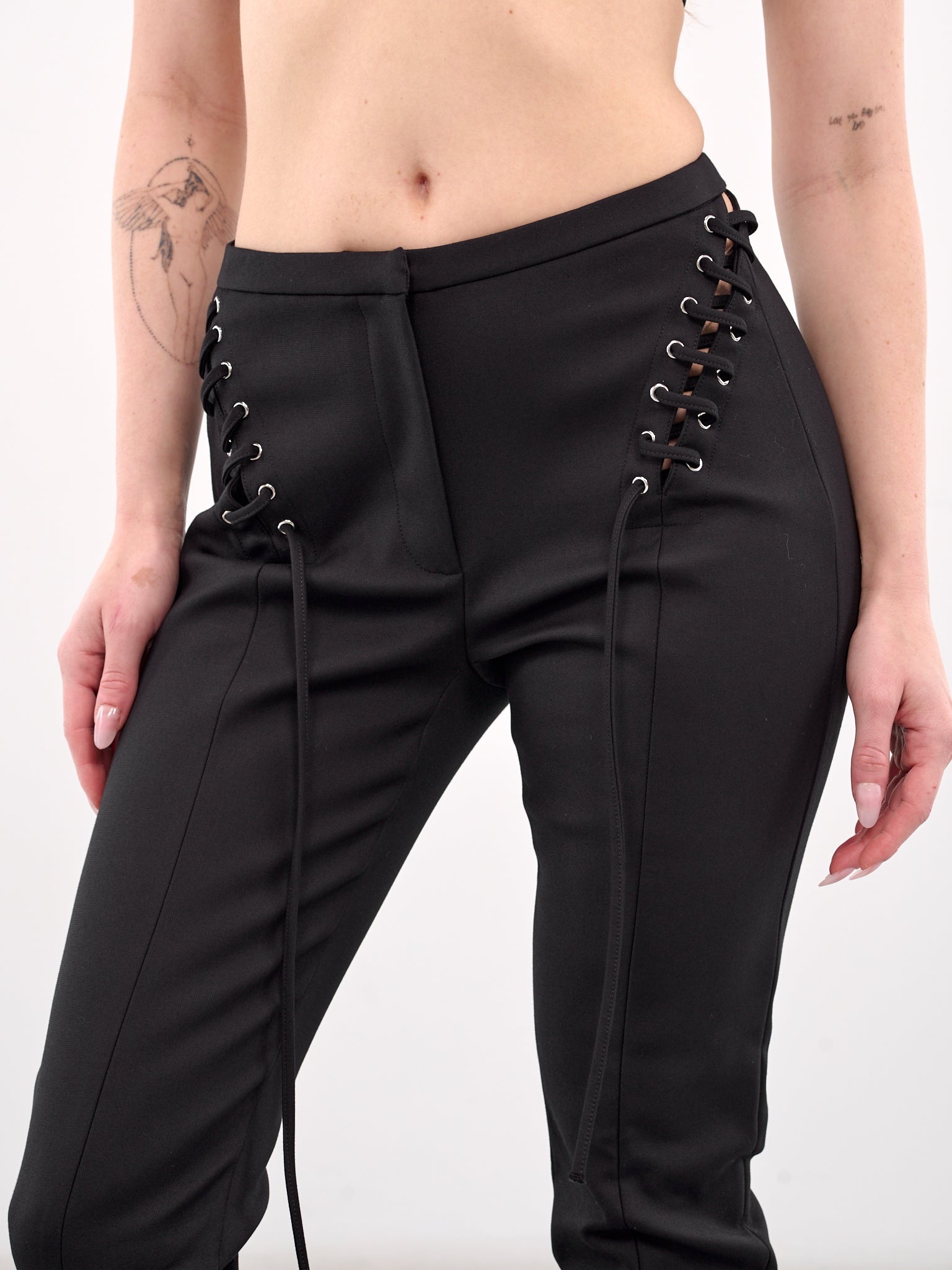 Compact Cotton Pants - 4
