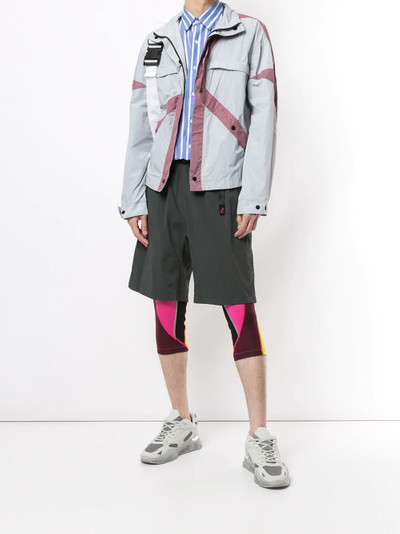 Kiko Kostadinov x Asics cropped colour-block leggings outlook