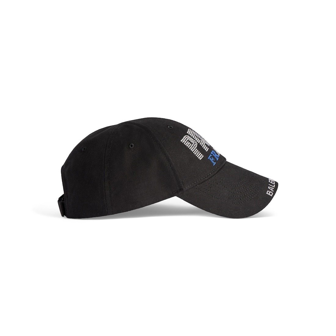 Paris Strass Cap in Black - 4
