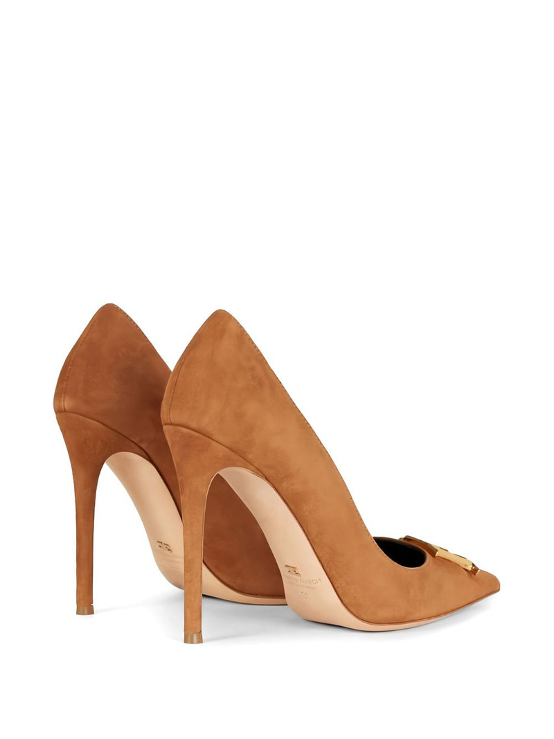 logo-detail suede pumps 3