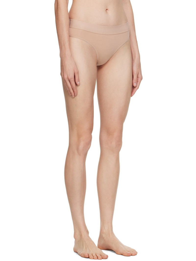 BASERANGE Two-Pack Black & Beige Bell Briefs outlook