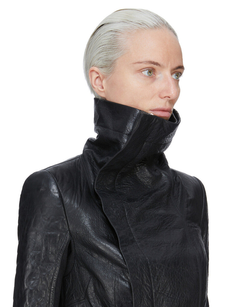 Black Temple Naska Biker Leather Jacket 4