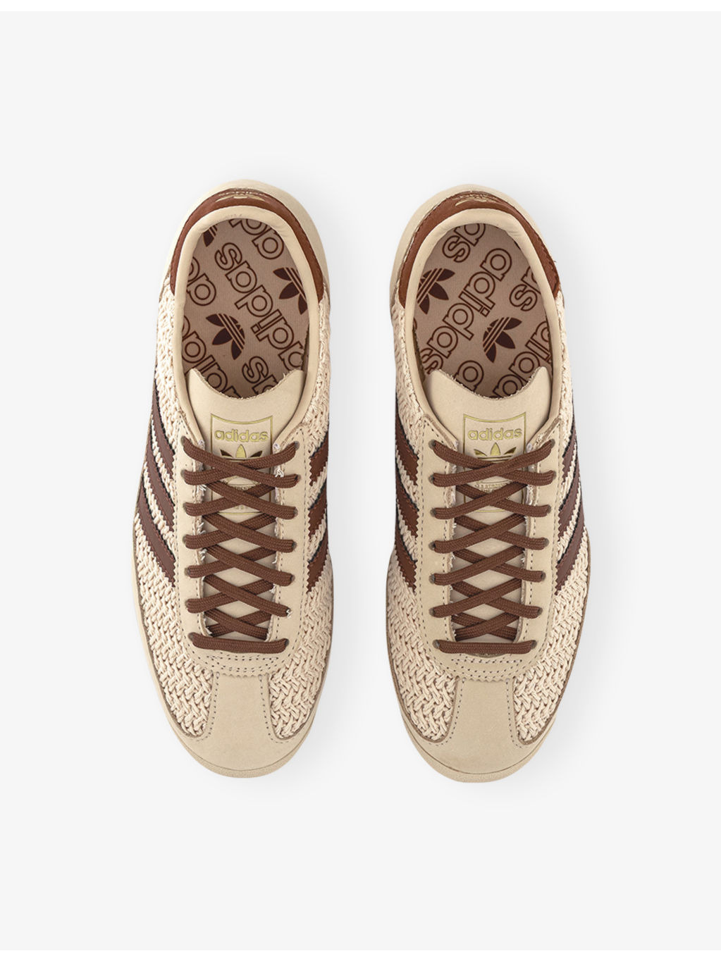 SL 72 Textured Woven and Leather Low-Top Trainers - 2