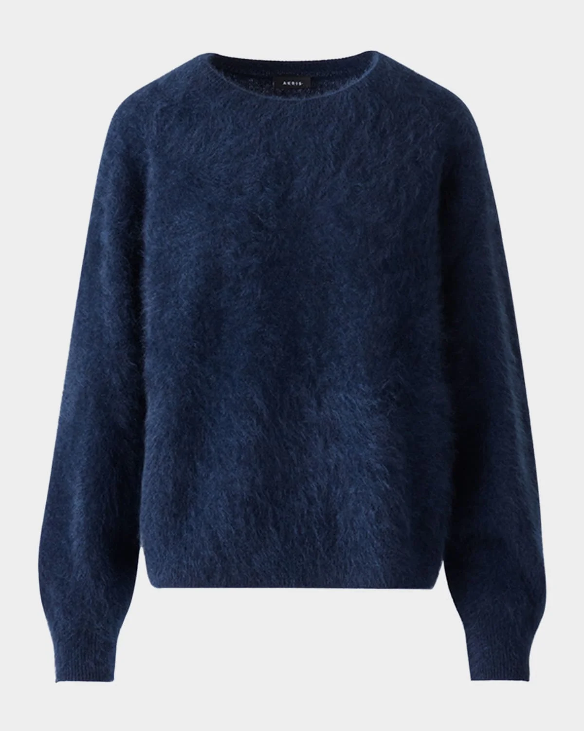 Brushed Cashmere Crewneck Sweater - 1
