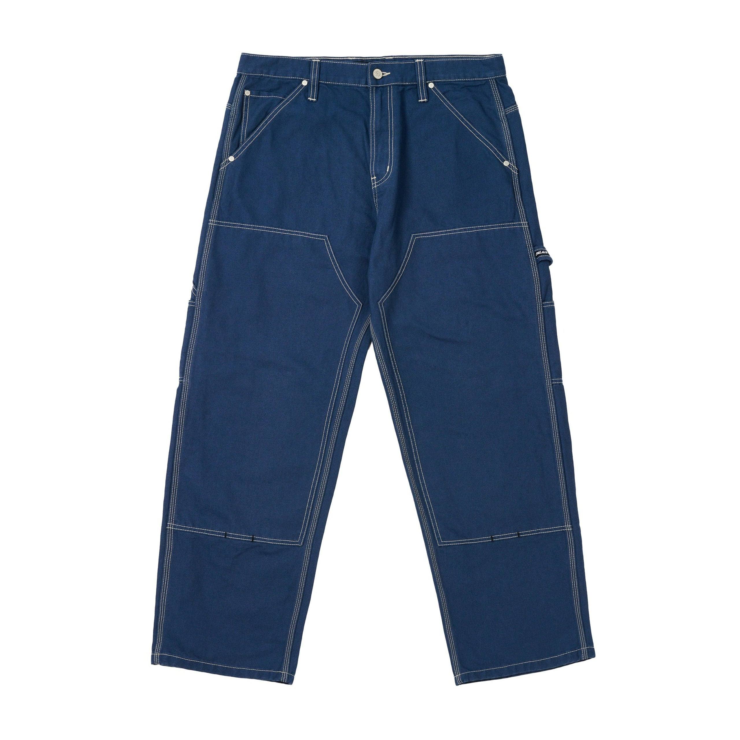 10 OZ DOUBLE KNEE PANT NAVY - 1