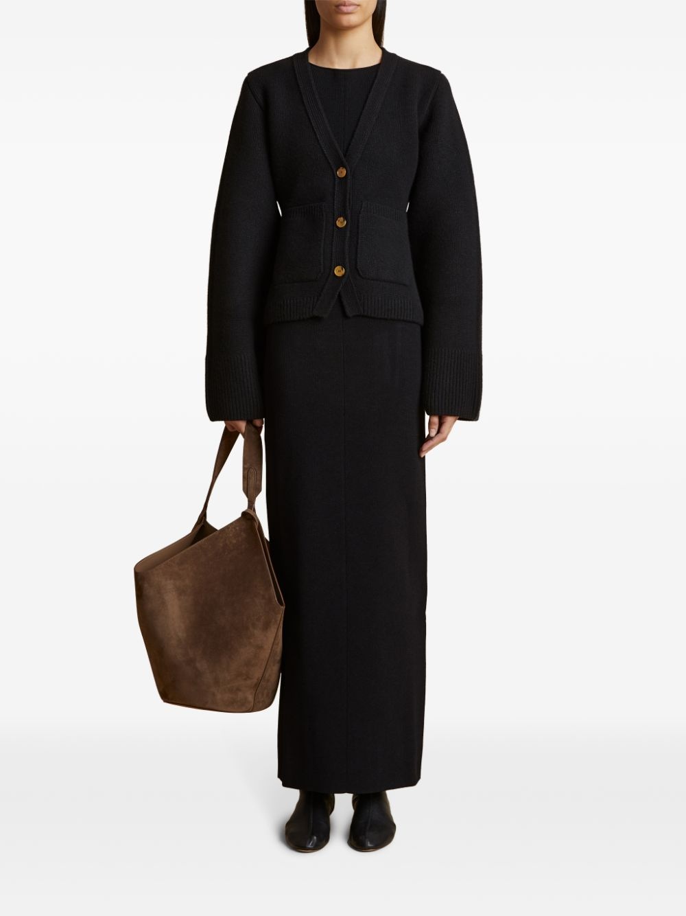 The Scarlet cashmere-blend cardigan - 2