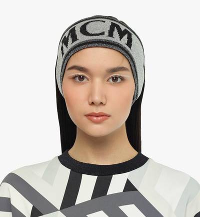 MCM Après-Ski Intarsia Knit Logo Headband outlook