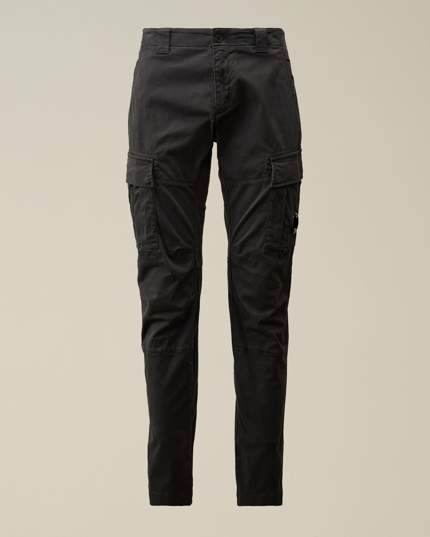 Stretch Sateen Ergonomic Lens Double Cargo Pants - 1