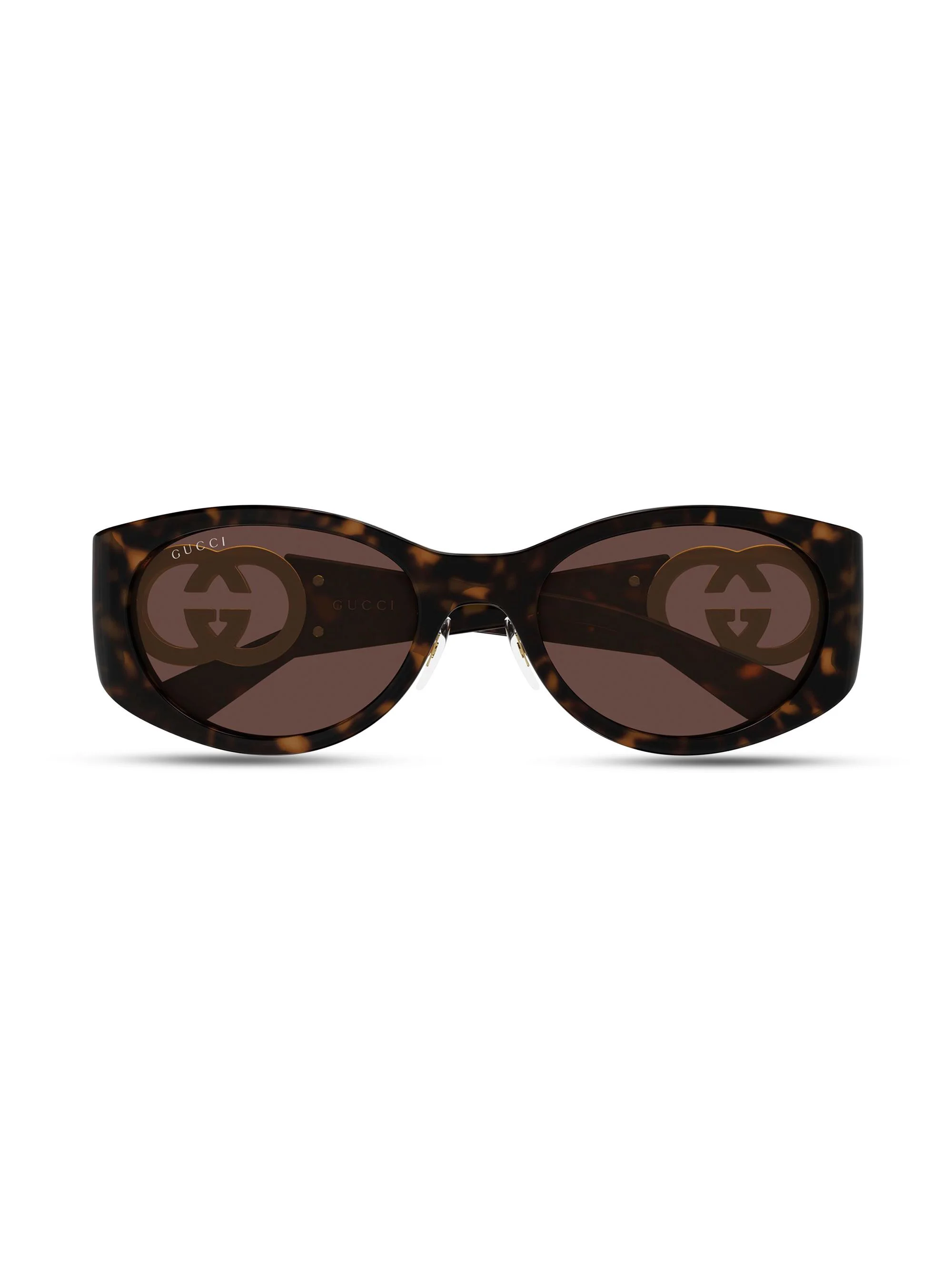Women's Hailey 55MM Logo Embellished Oval Sunglasses - Brown - 1