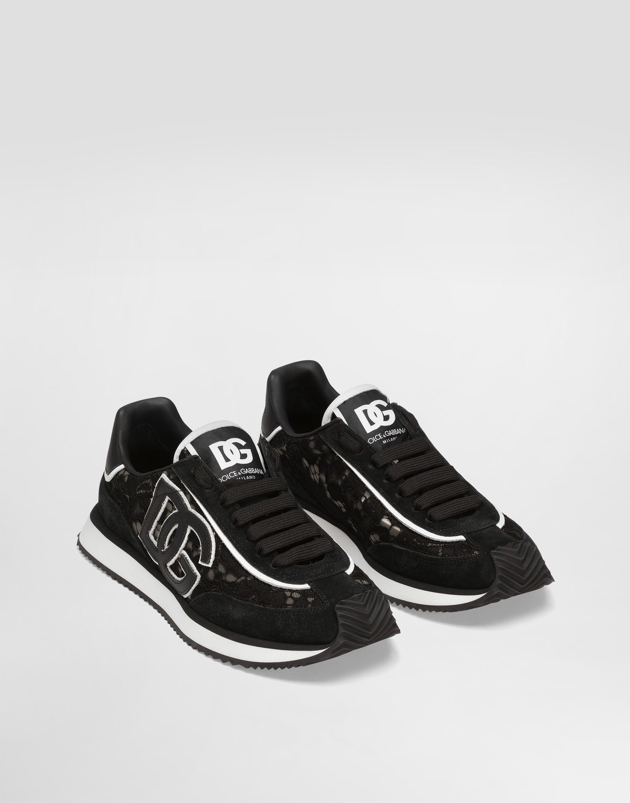 DG Cushion sneakers in calfskin and fabric - 2