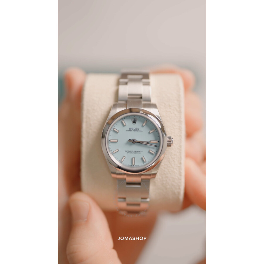 Rolex Oyster Perpetual 31 Automatic Chronometer Turquoise Blue Dial Ladies Watch 277200TQBLSO - 5