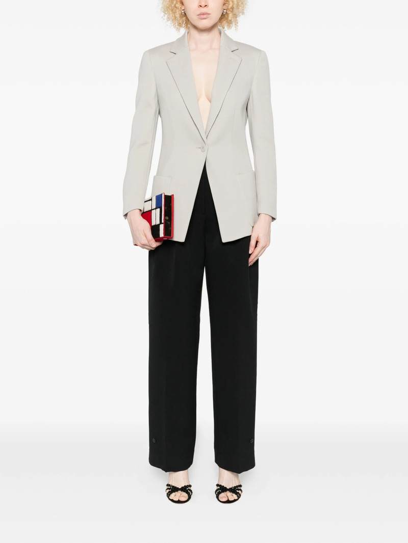 GIORGIO ARMANI Giorgio Armani Single-button Patch-pocket Blazer outlook