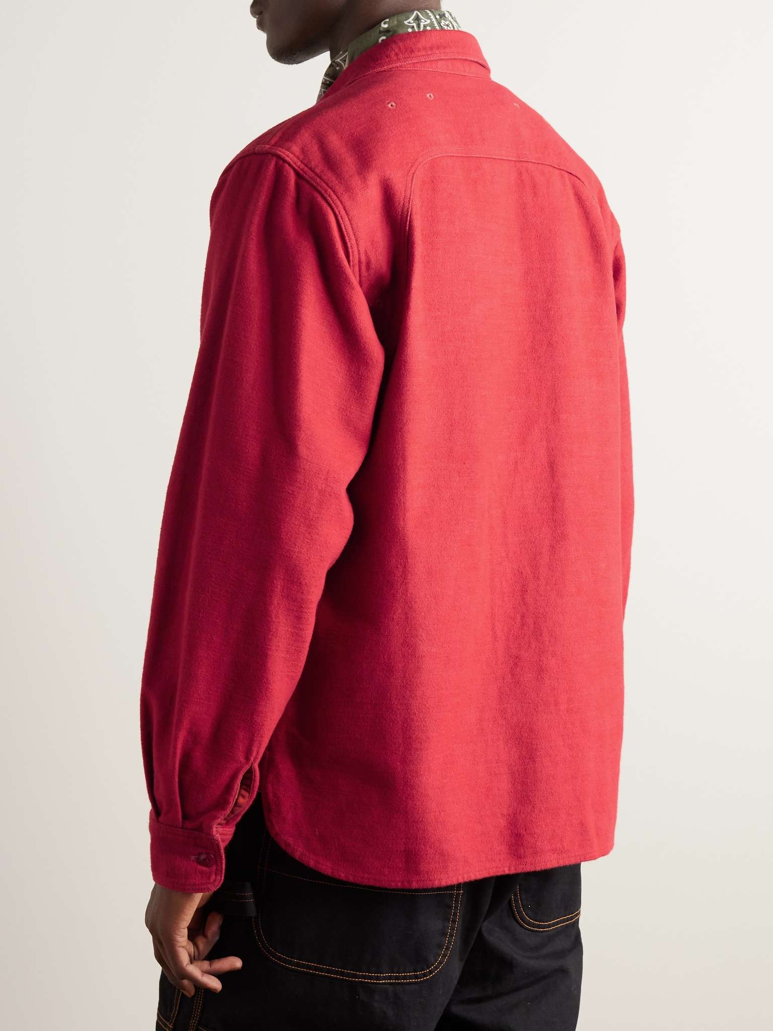CPO Brushed Cotton-Fleece Shirt - 4