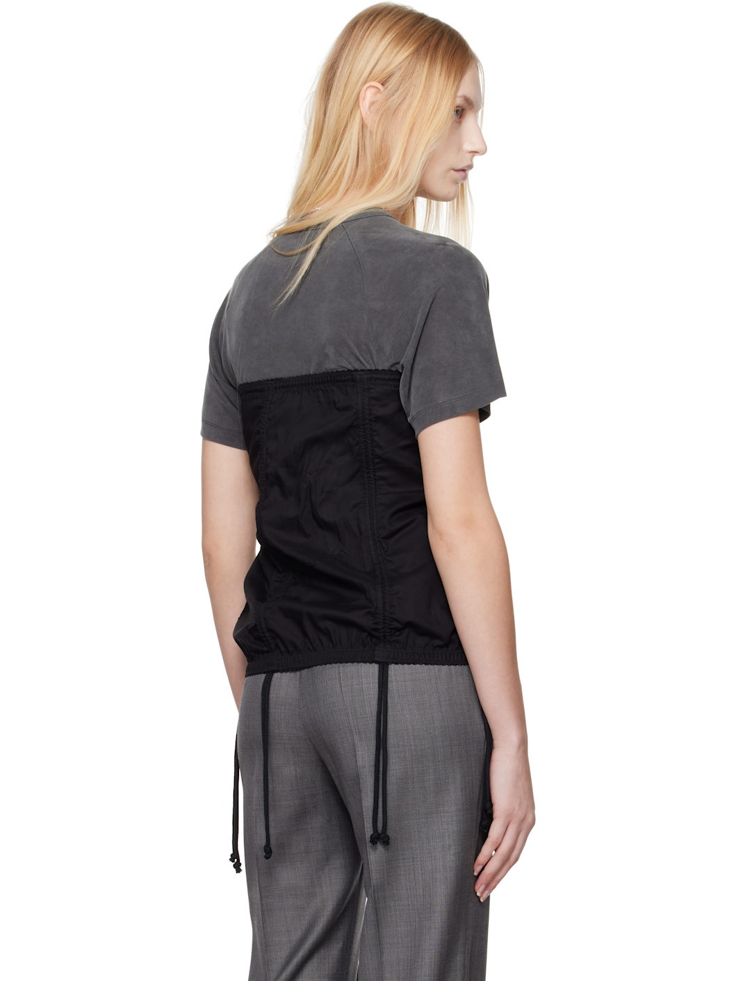 Black Object Corset Top - 3