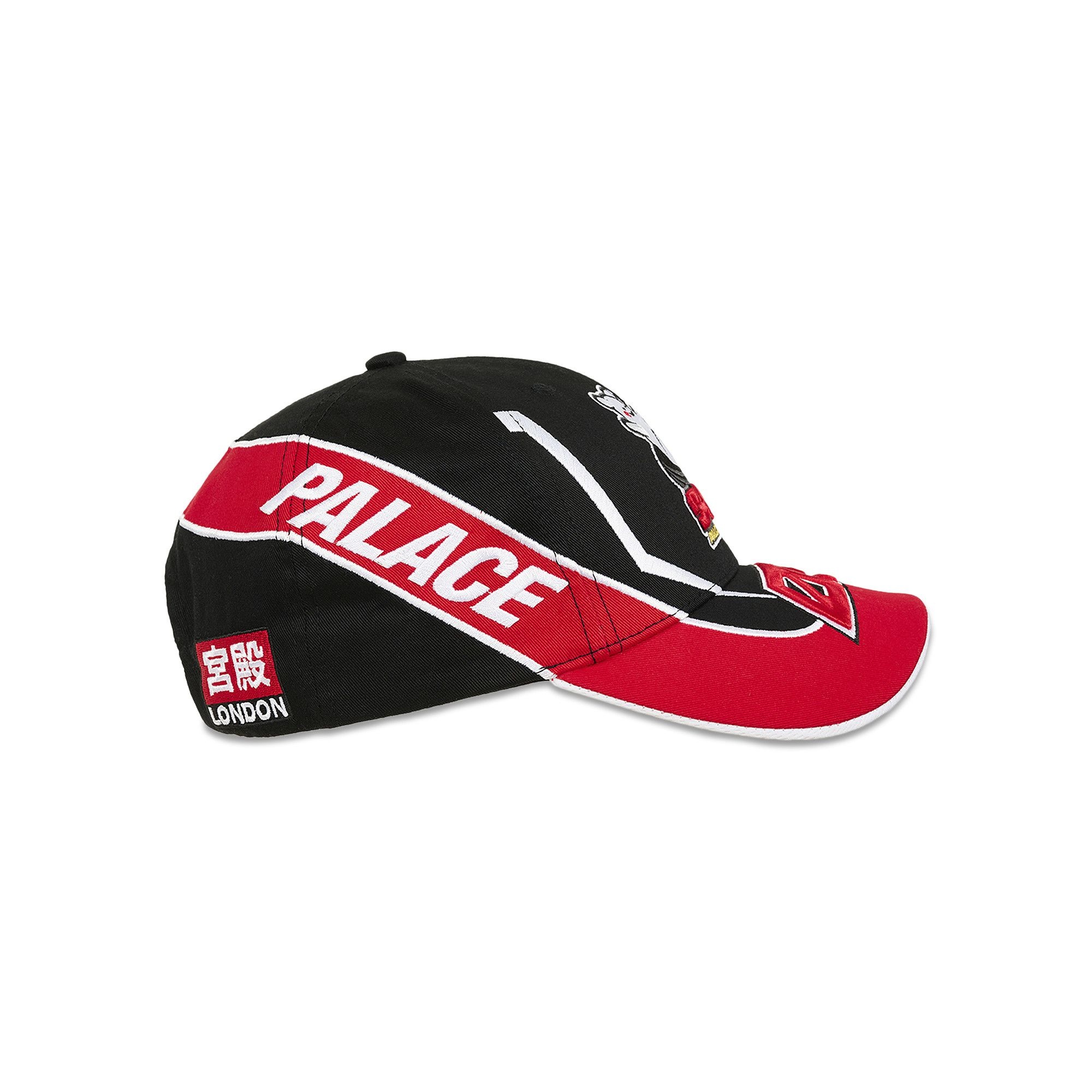 Palace Faster 6-Panel 'Black/Red' - 4