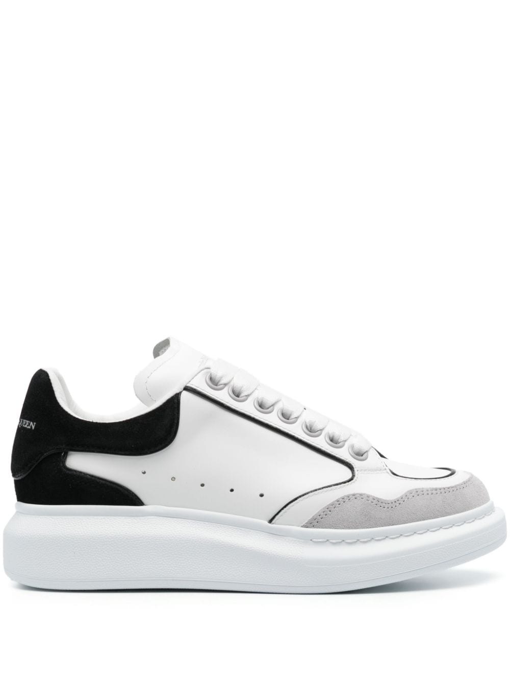 Oversize leather sneakers - 1