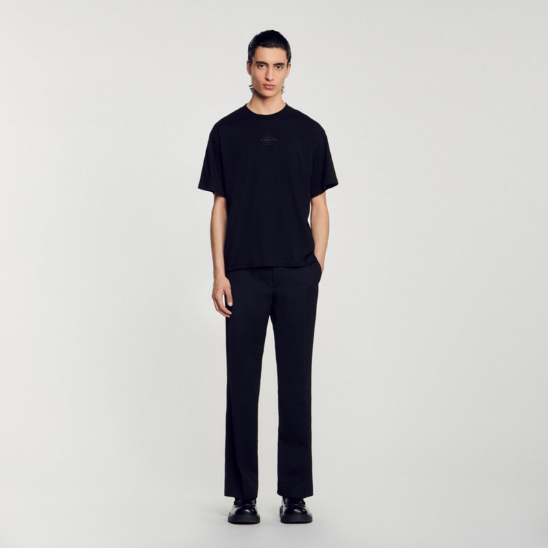 Sandro RUBBER LOGO T-SHIRT outlook