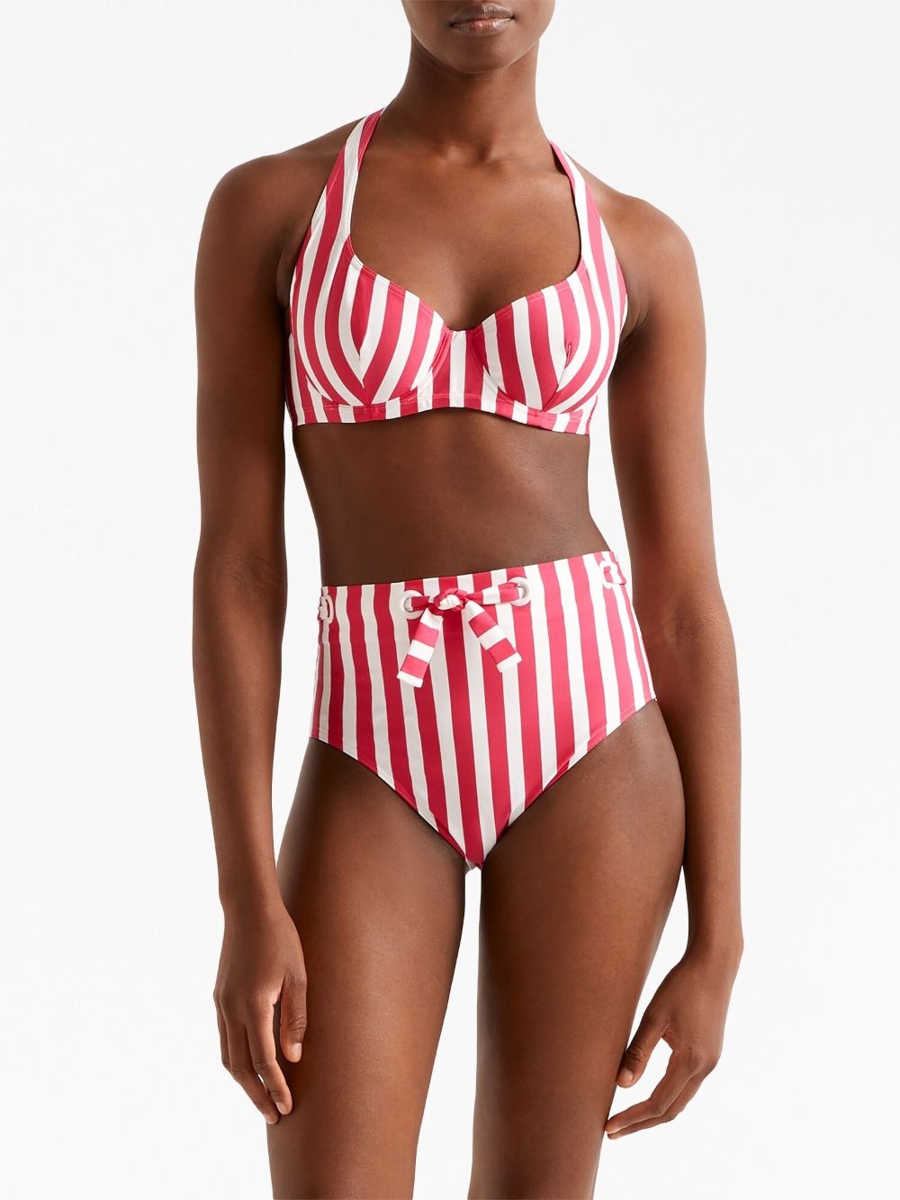 Encanta striped bikini bttoms - 3