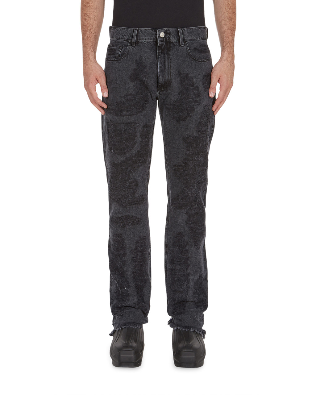 DESTROYED EMBROIDERY JEAN - 2