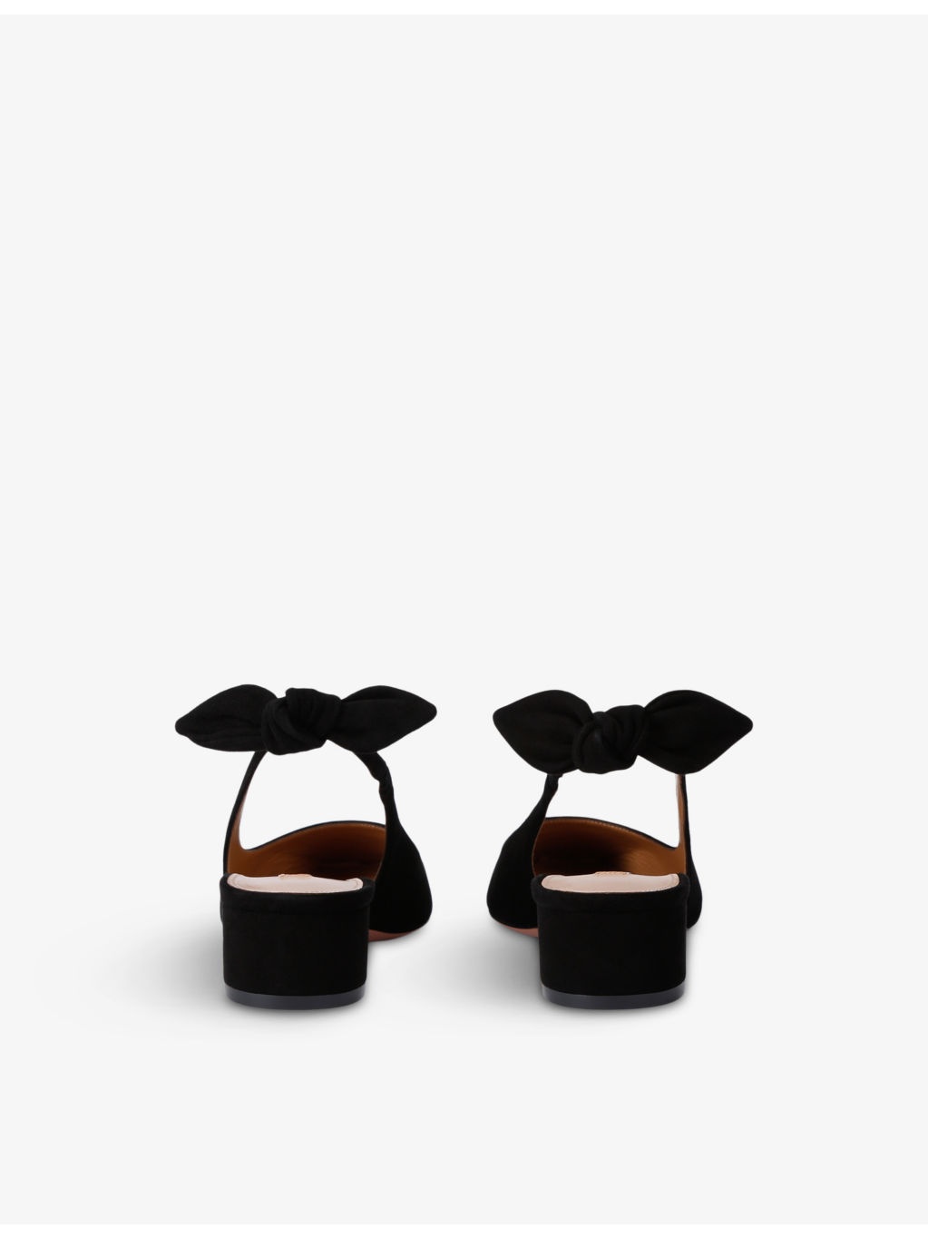 Very Bow slingback-strap suede pumps - 4