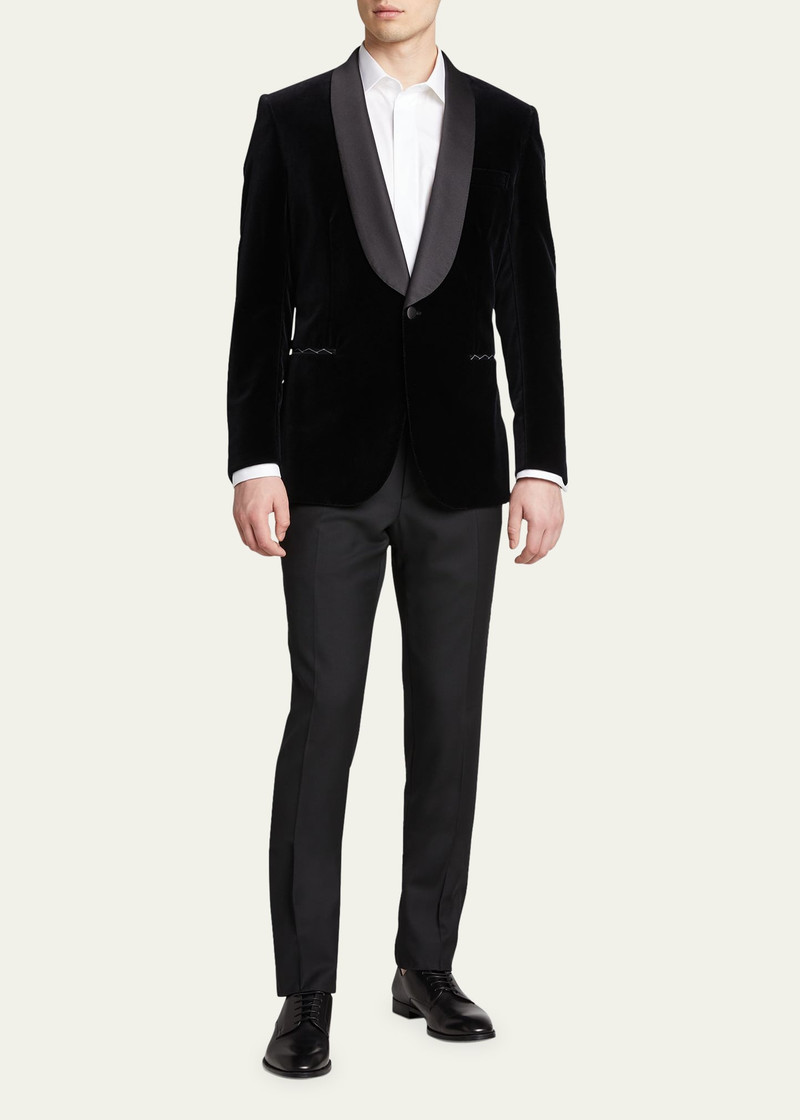 Brioni Men's Cotton Tuxedo Pants outlook