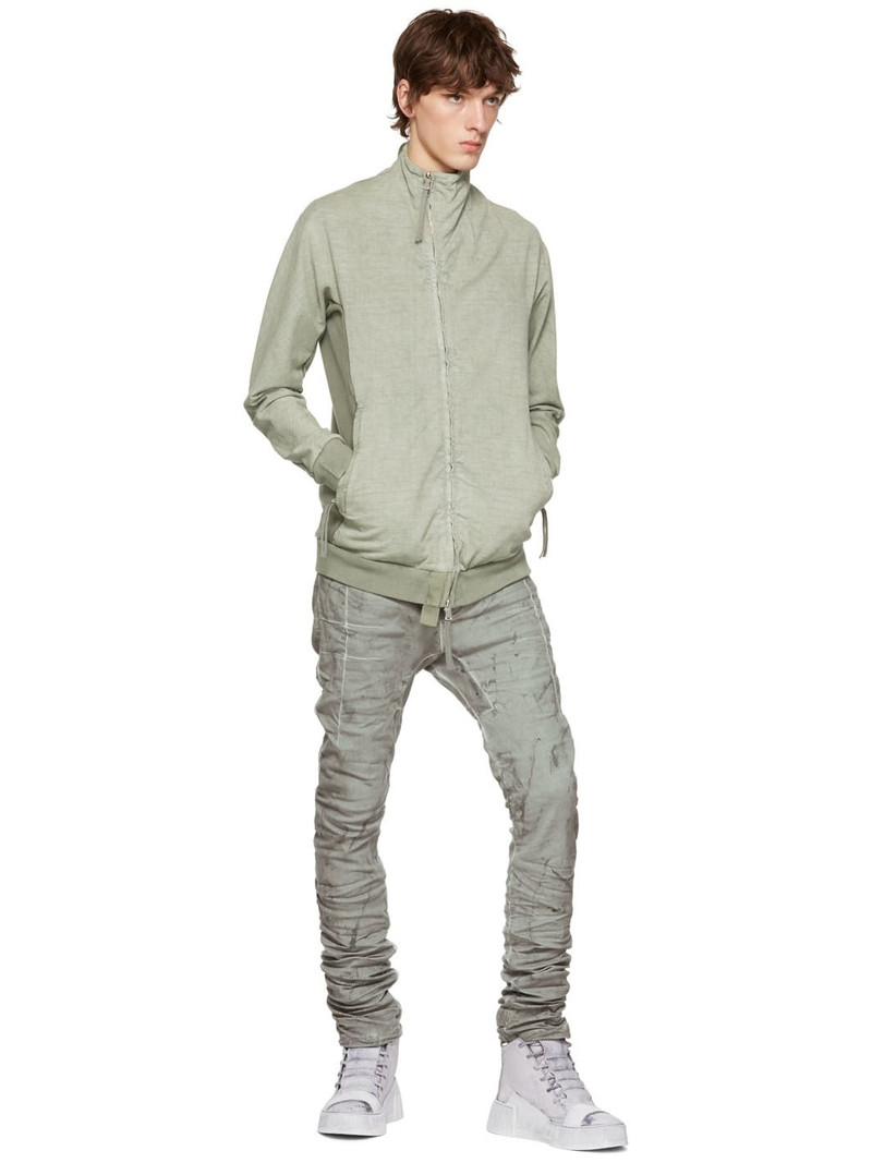 Boris Bidjan Saberi SSENSE Exclusive Grey Bamba 1.1 Sneakers outlook