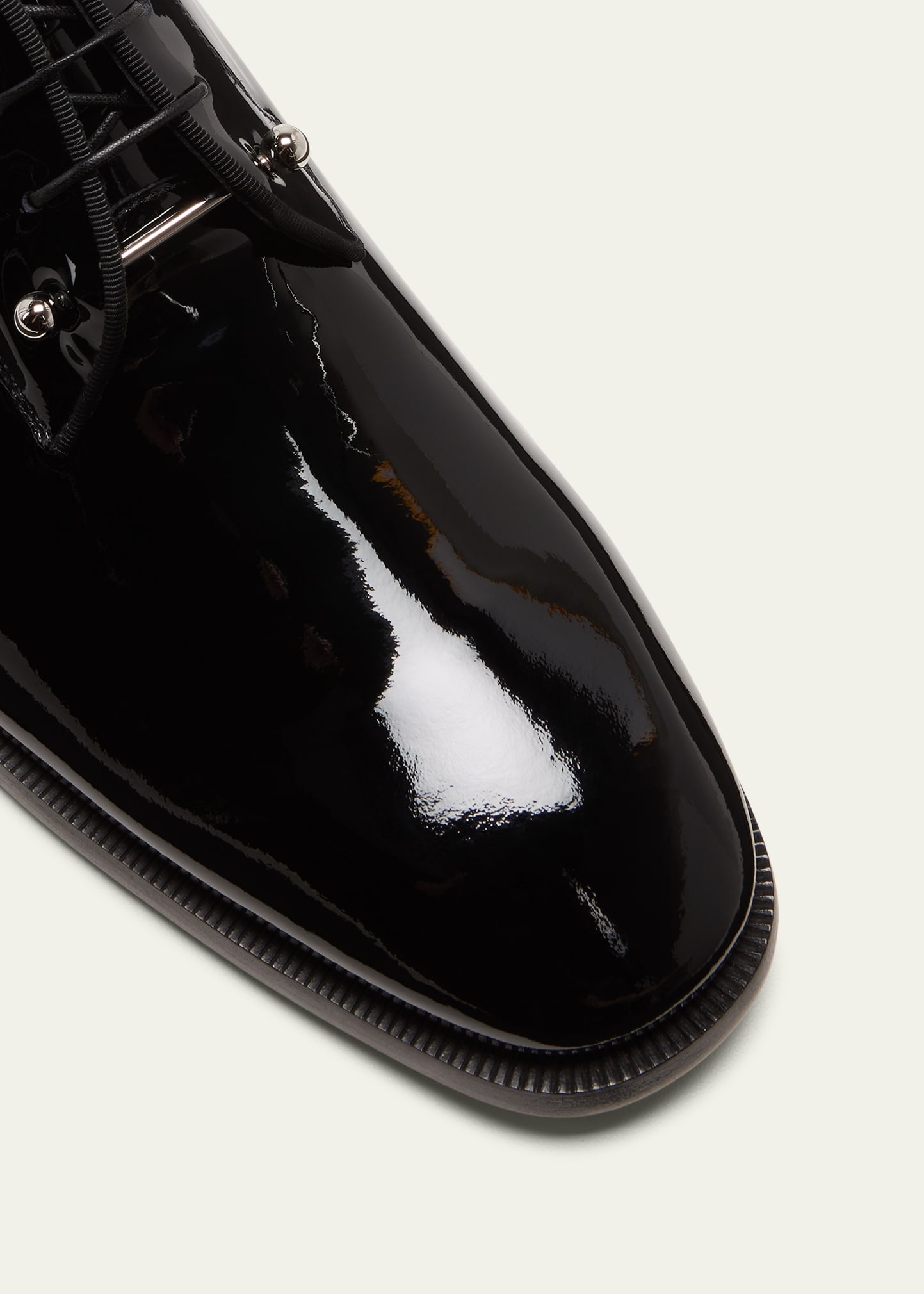 Men's Chambeliss Patent Leather Derby Shoes - 6