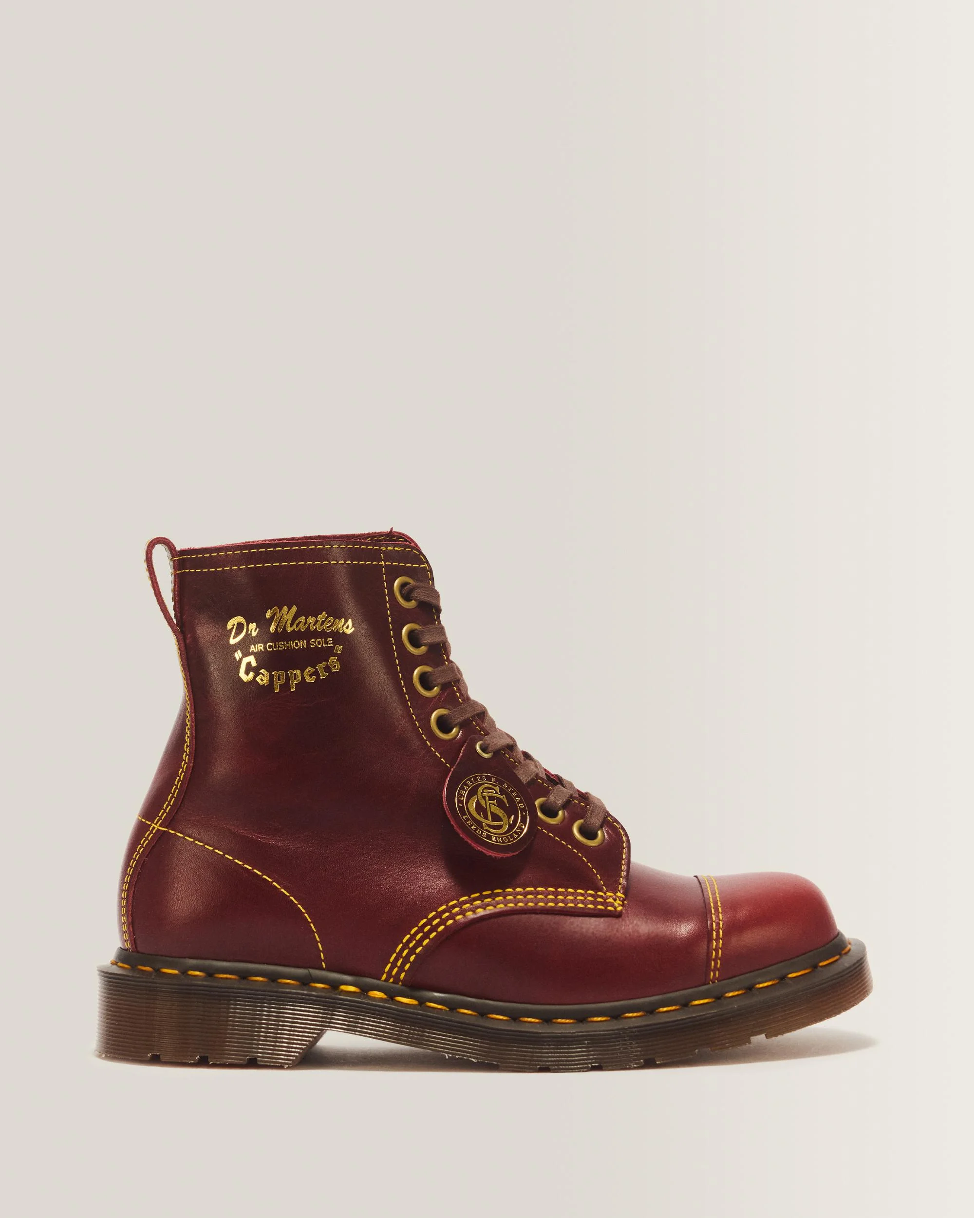 1460 Cappers Classic Calf Leather Lace Up Boots - 1
