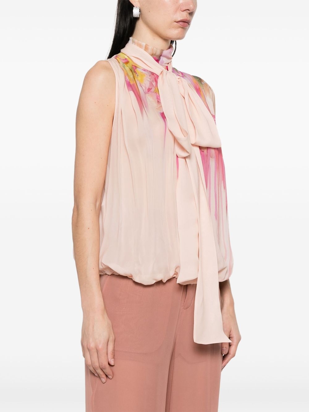 floral-print blouse - 3