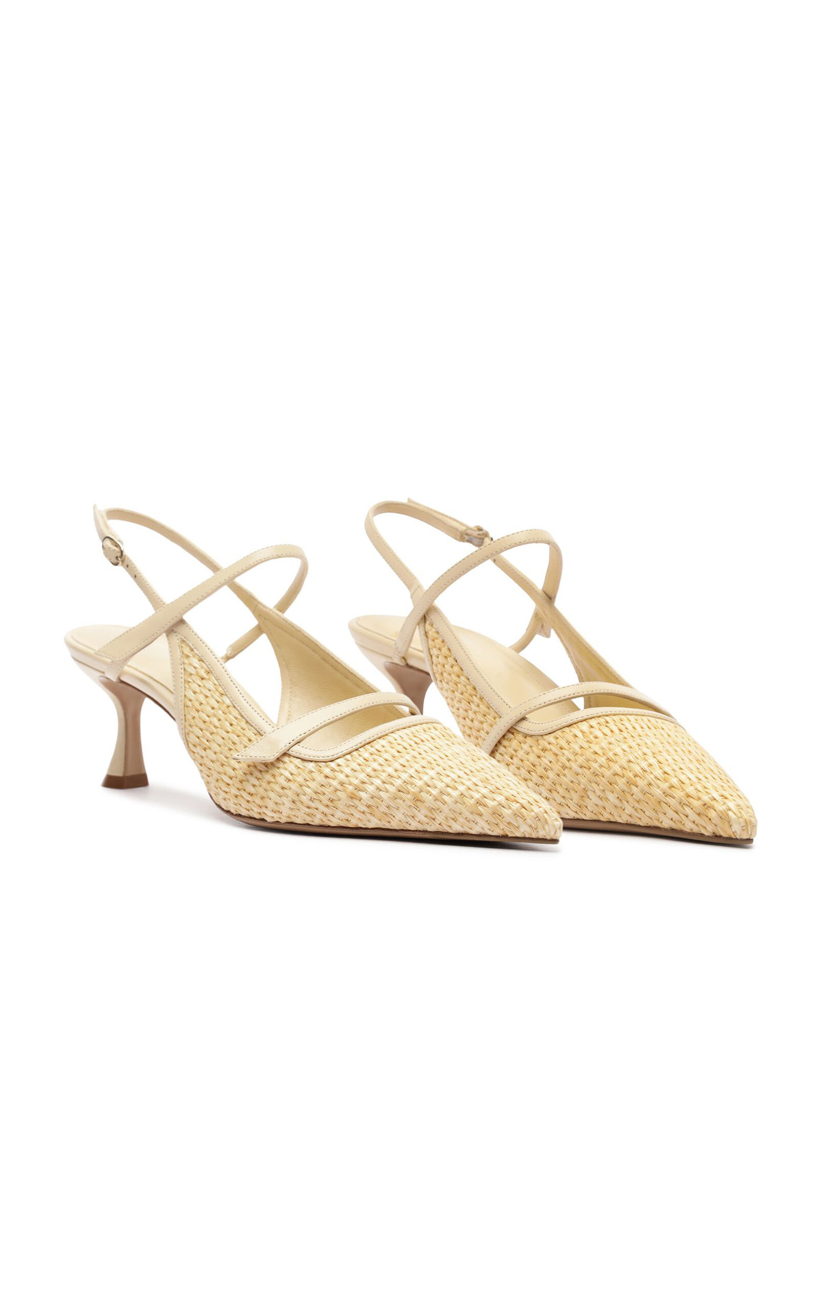 Tita Raffia Sandals yellow - 5
