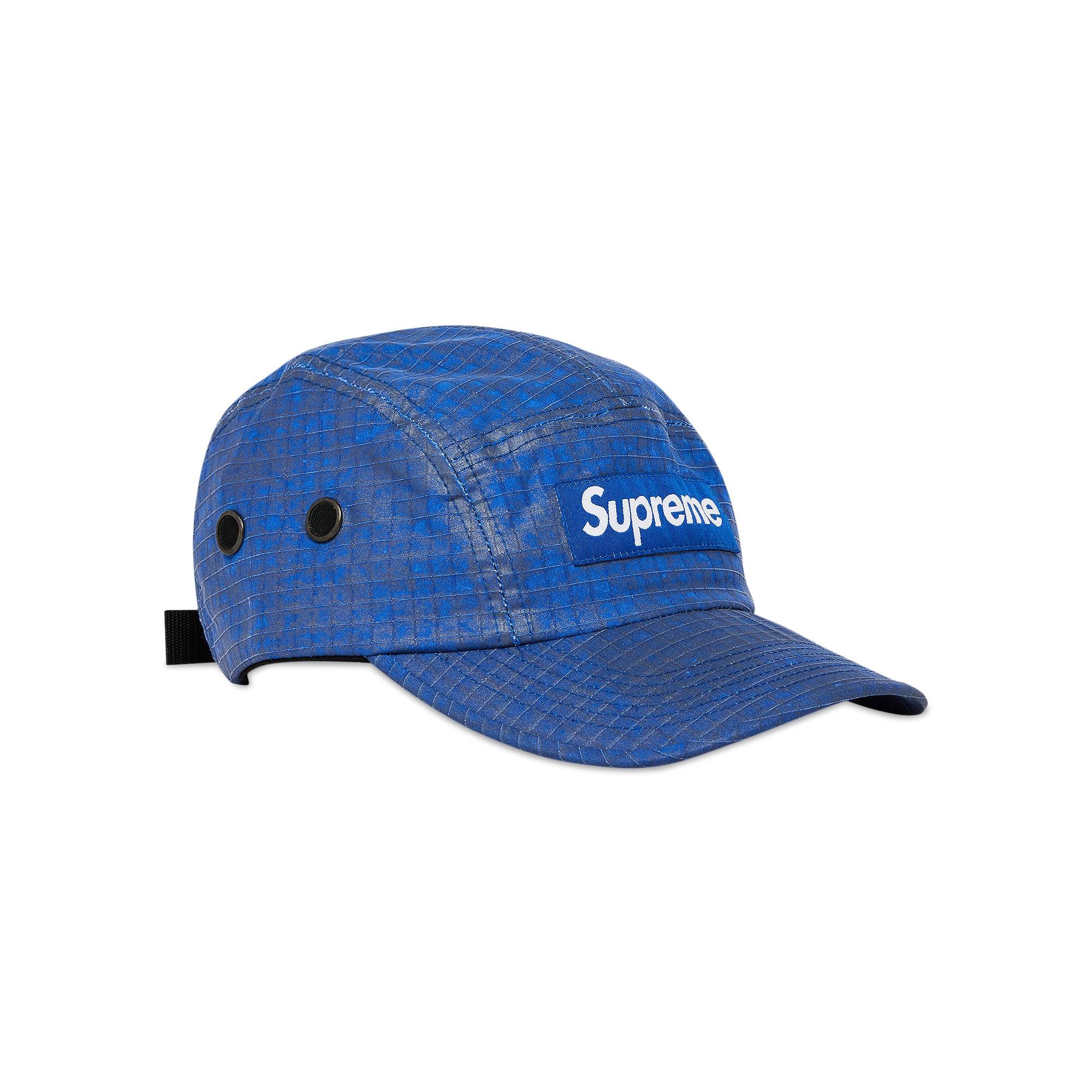 Supreme Supreme Distressed Ripstop Camp Cap 'Blue' | REVERSIBLE