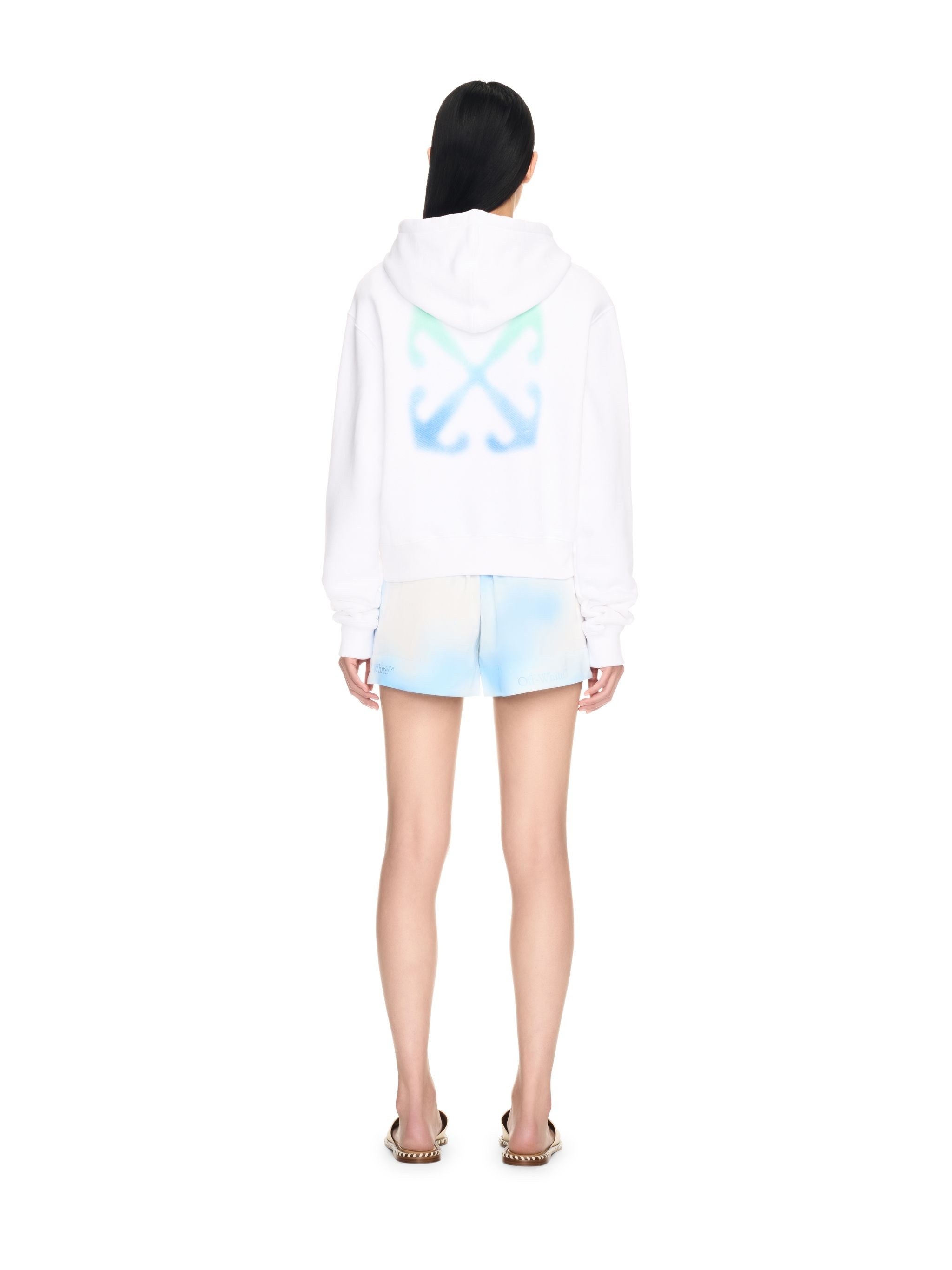 Arrow Cropped Hoodie - 4