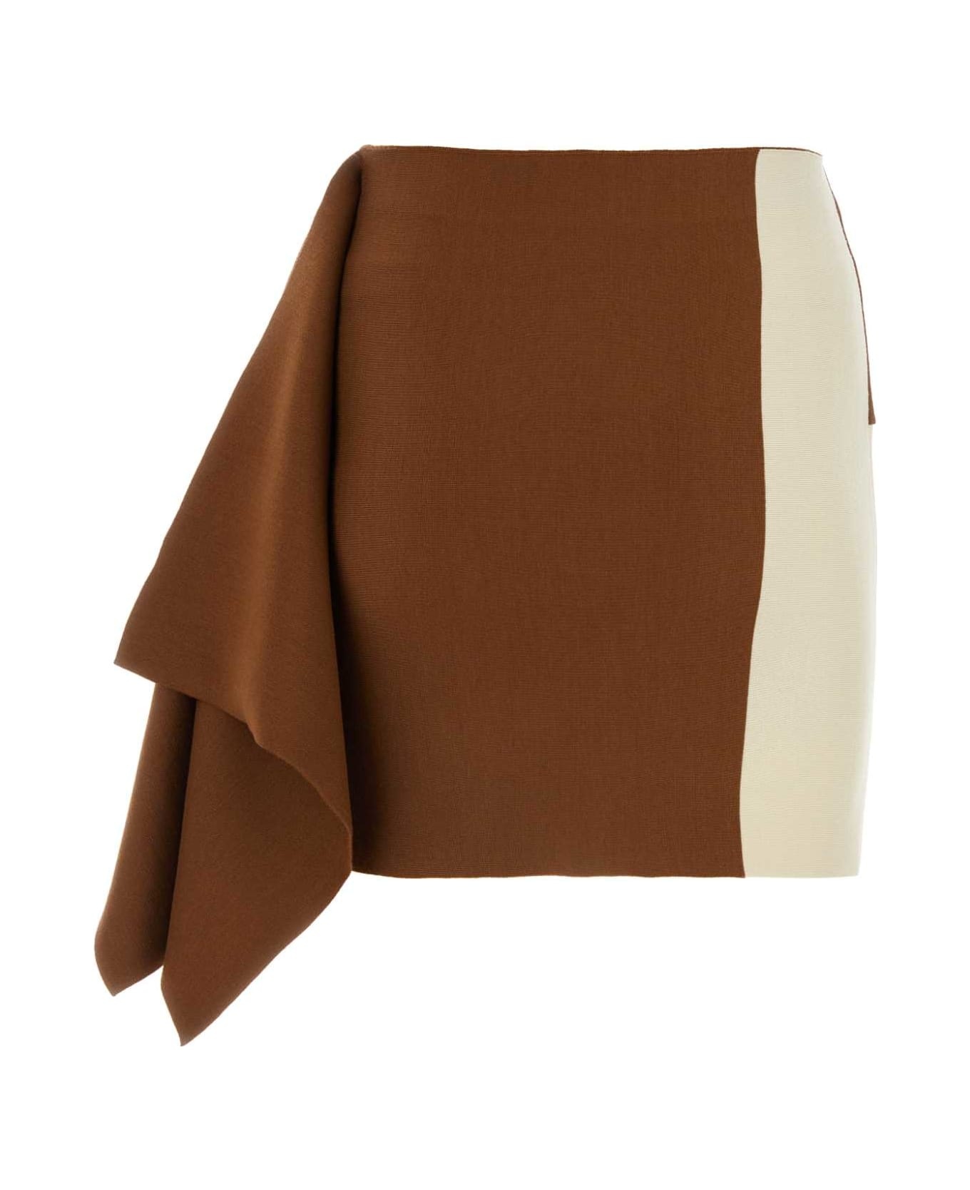Wool Mini Skirt - 2