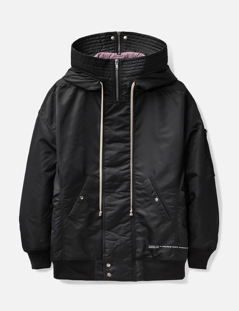 HOODED LONG BOMBER 1