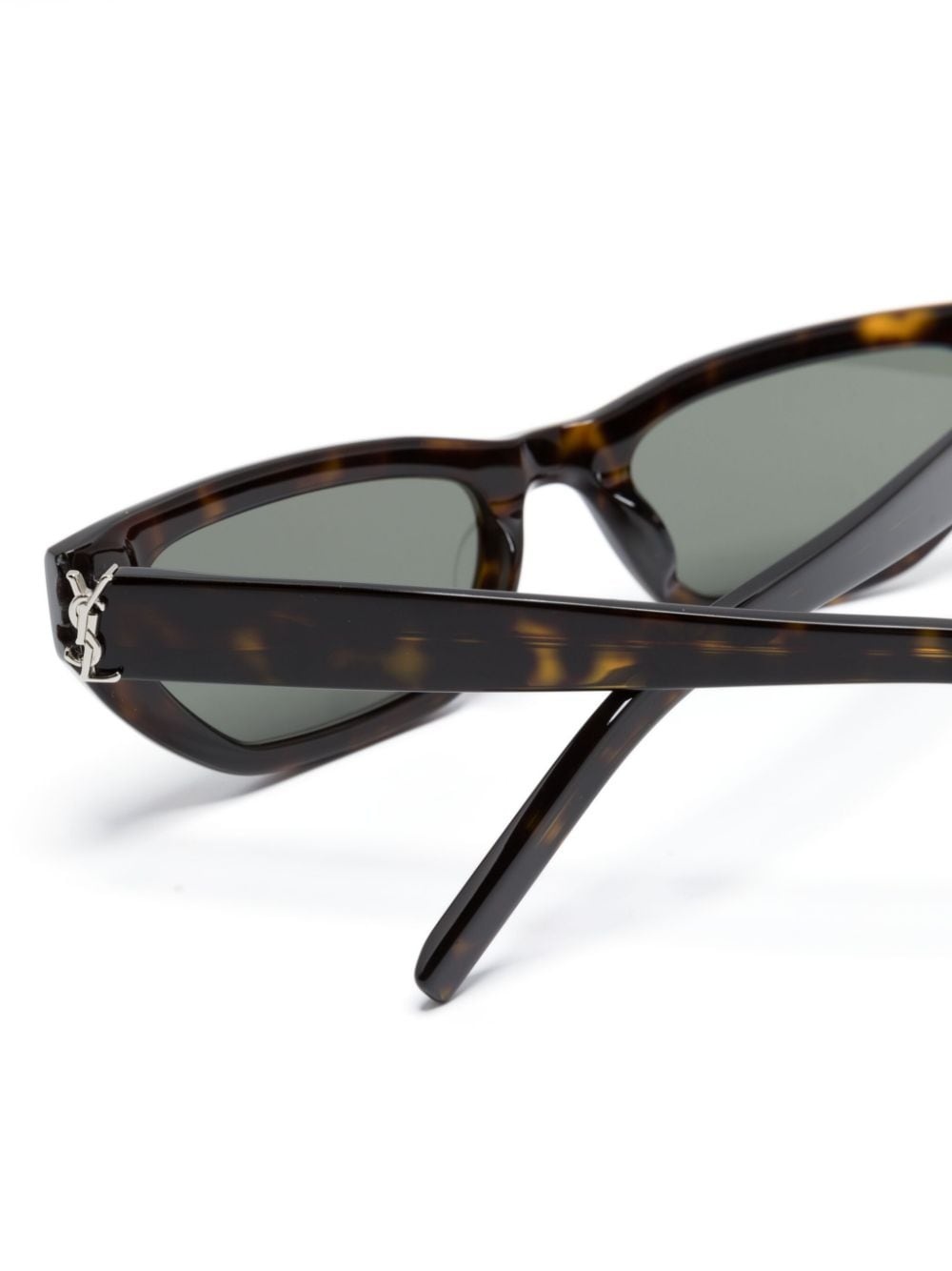 tortoiseshell-effect cat-eye frame sunglasses - 5