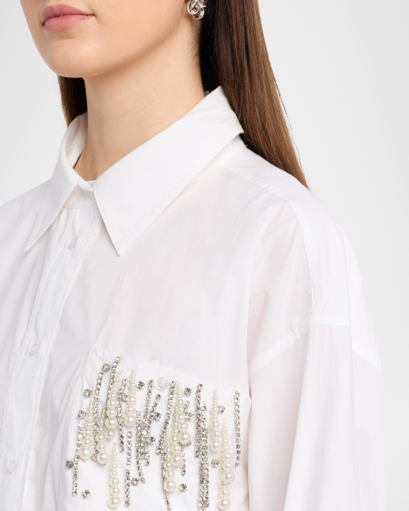 Jommeke Oversized Embellished Shirt 5