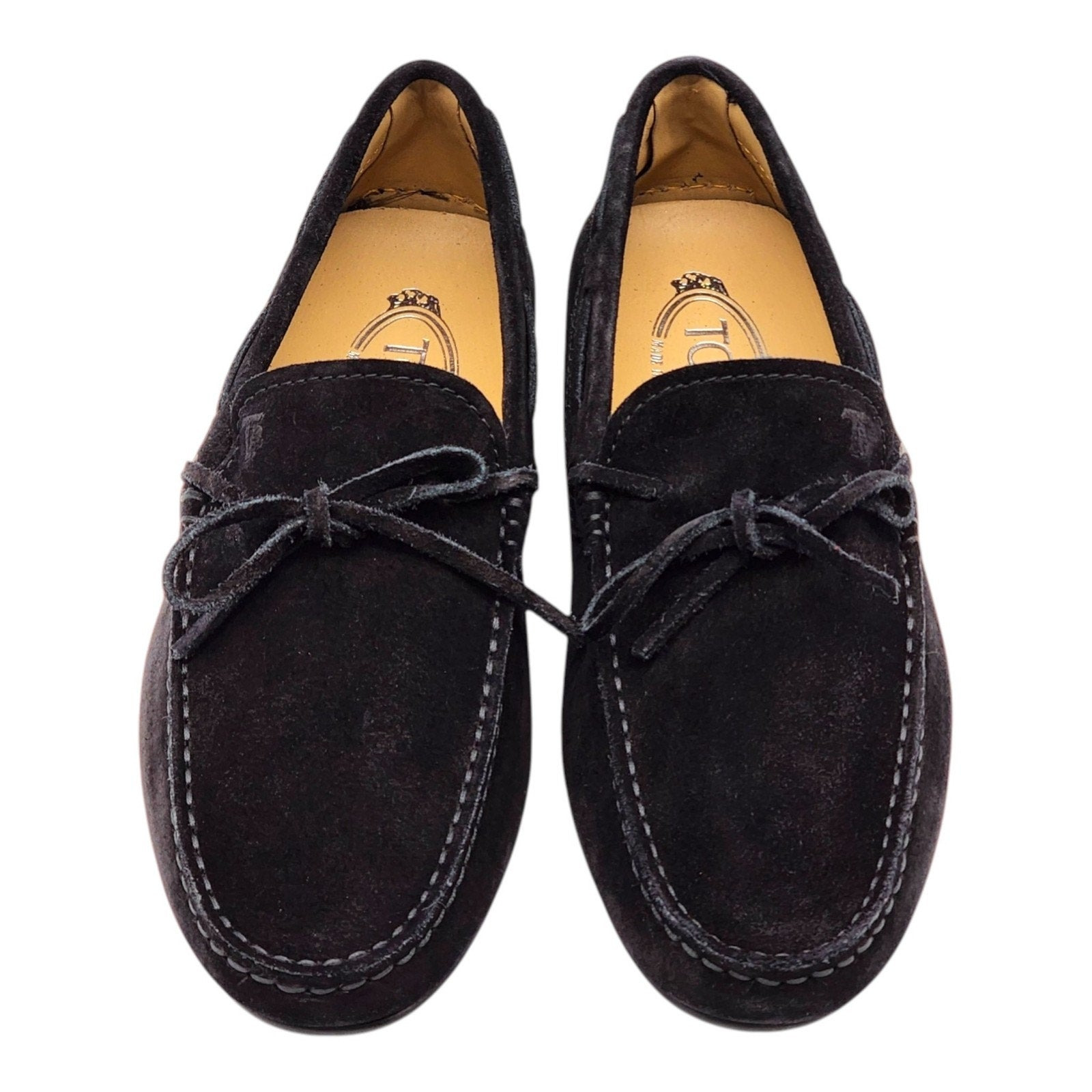 Tod's City Gommino Driving Men's Suede Loafers Black UK 5.5 US 7 - 4
