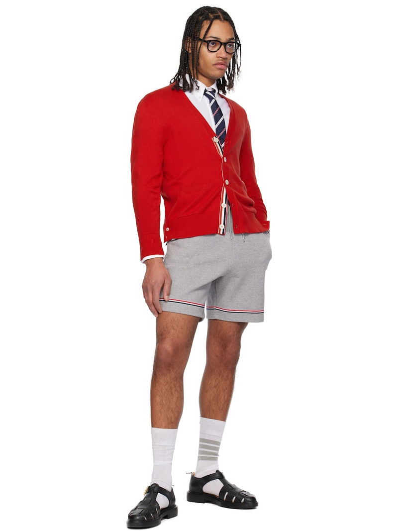 Thom Browne Gray Mid-Thigh Shorts outlook