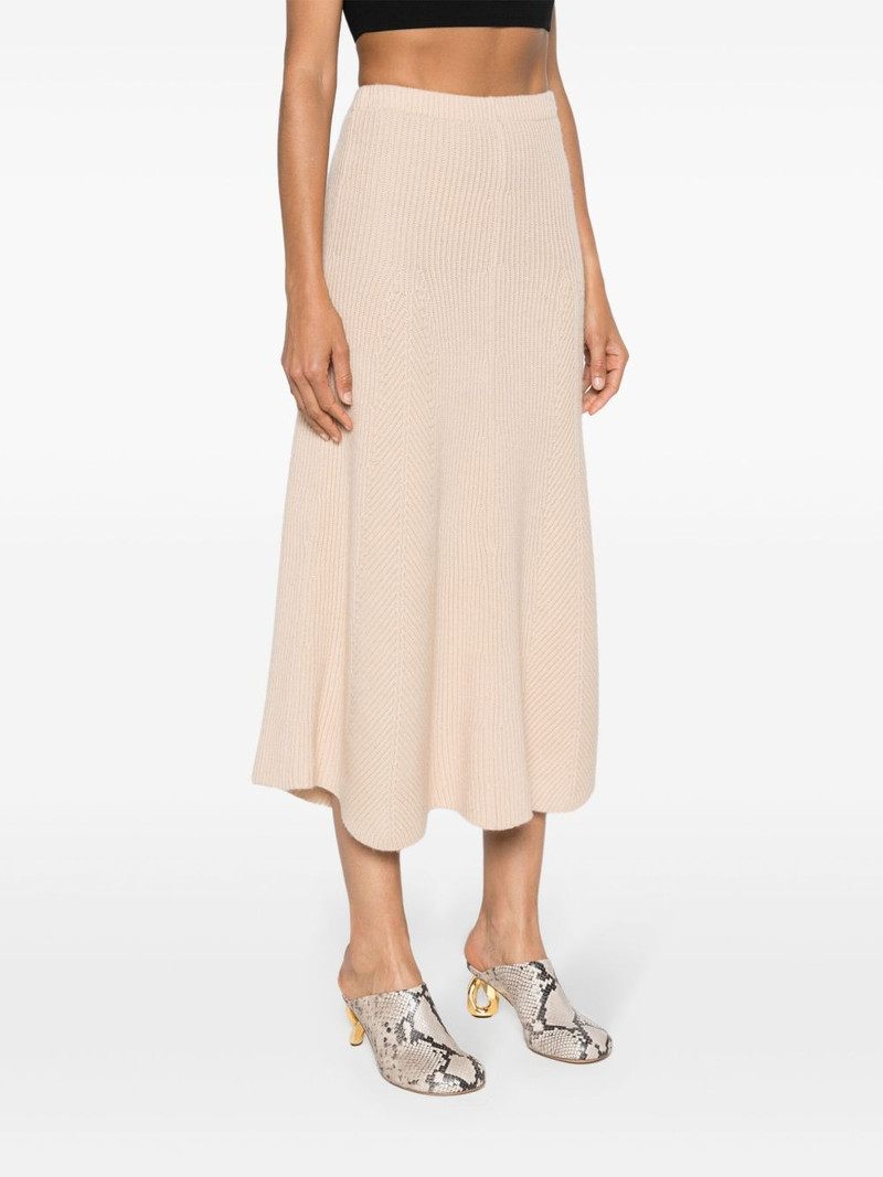 ribbed-knit midi skirt 3