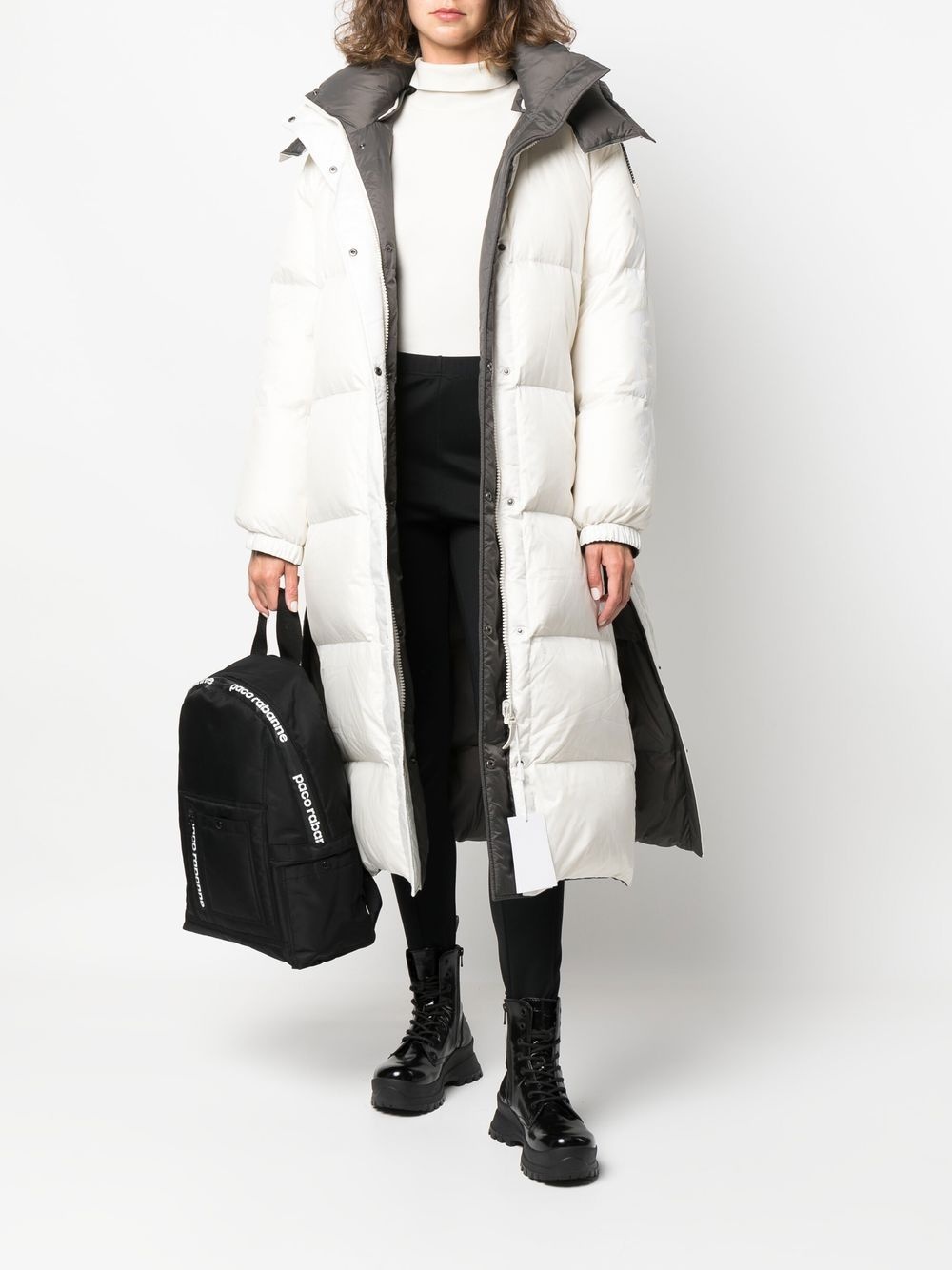 two-tone reversible padded jacket - 2