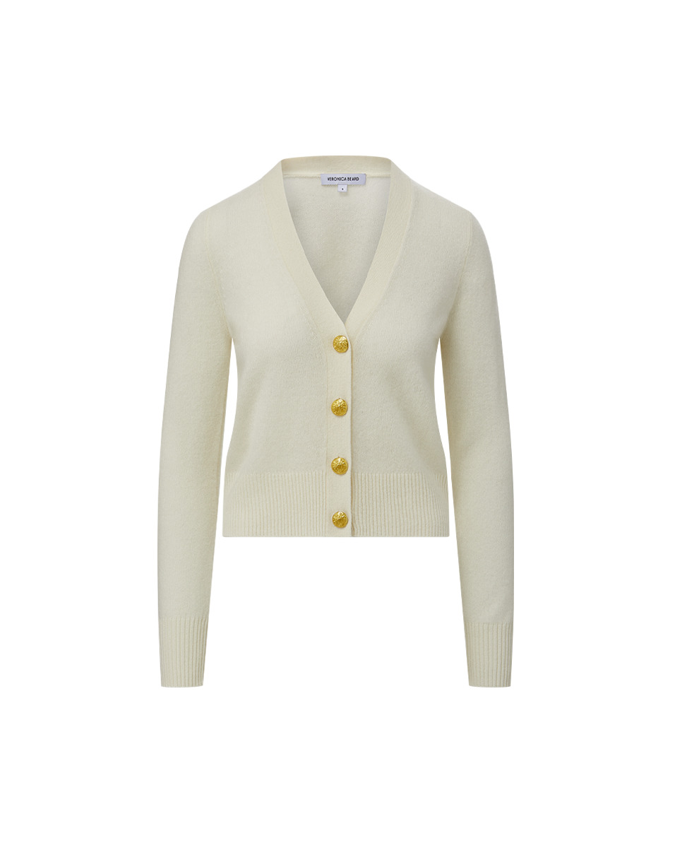 SOLENE CASHMERE CARDIGAN - 1