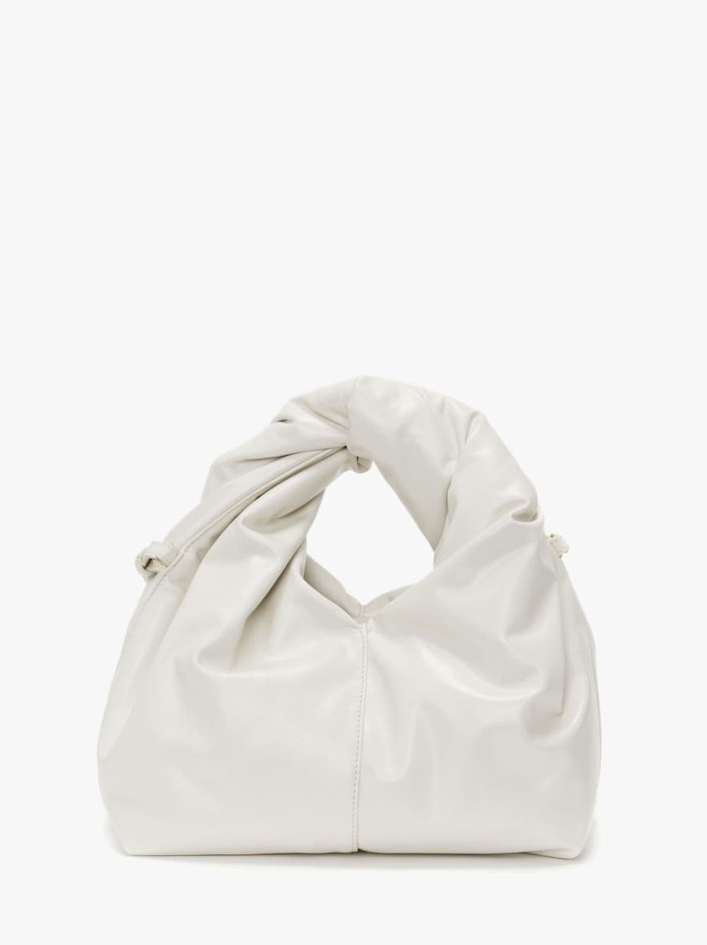 MINI TWISTER HOBO WITH STRAP - LEATHER CROSSBODY BAG - 5