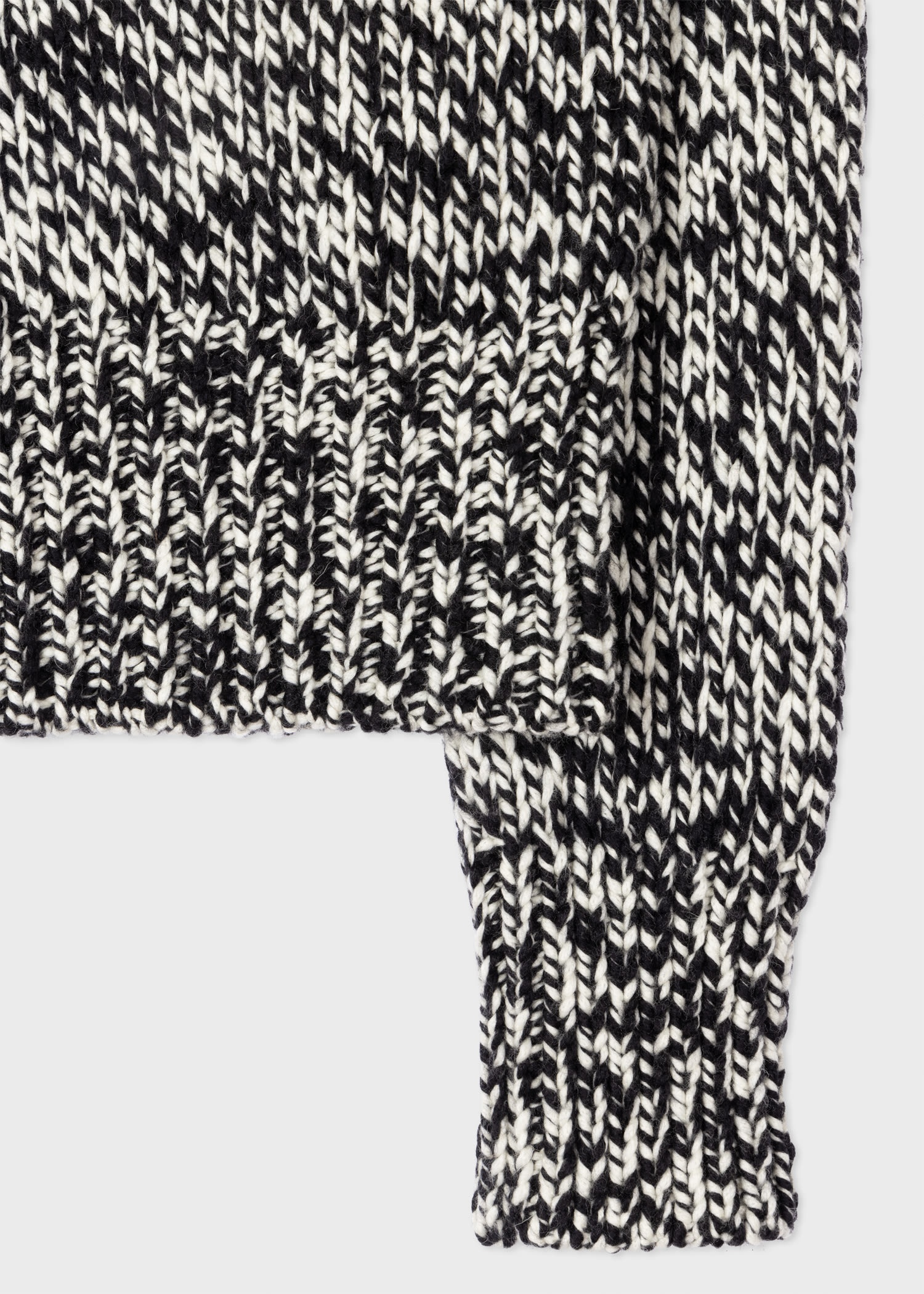 Monochrome Fleck Wool-Blend Sweater - 2