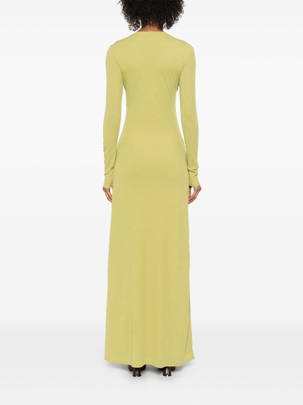 twist-detail maxi dress - 4