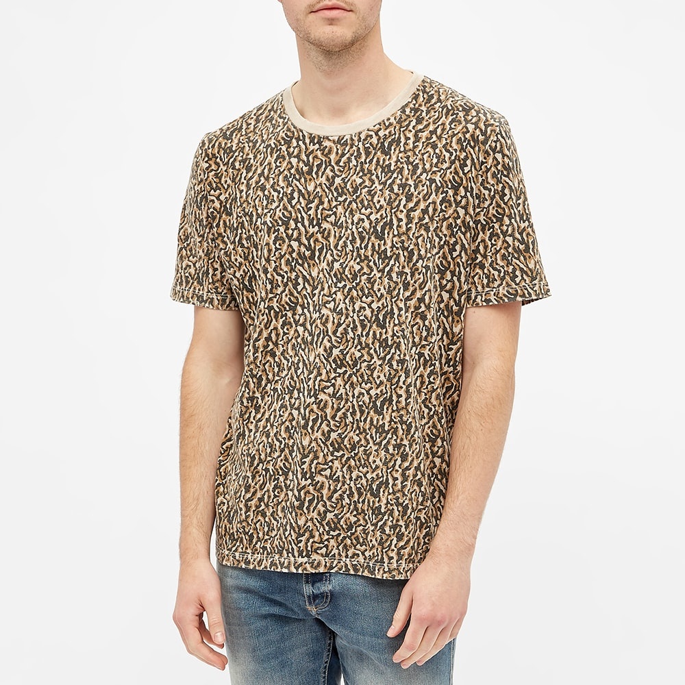 Saint Laurent Washed Leopard Tee - 4