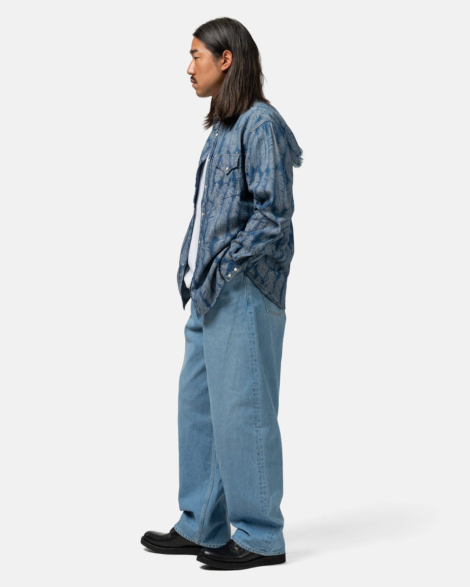 13.5oz Zimbabwe Denim CLUB Baggy Pants - 3
