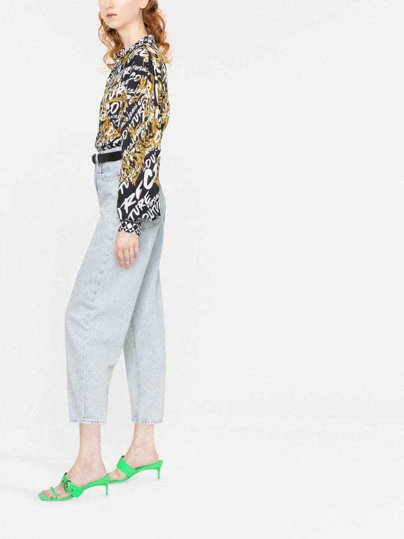 brushed logo-print long-sleeve shirt 3